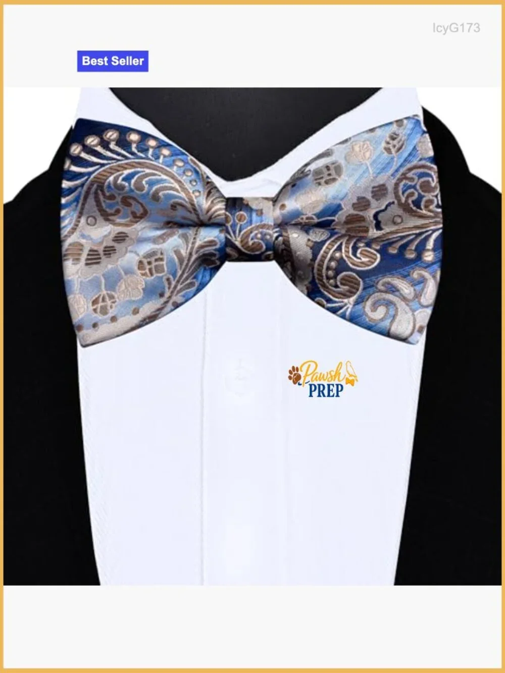 Men's Slim Fit Paisley Vest Set with Tie and Accessories for Wedding